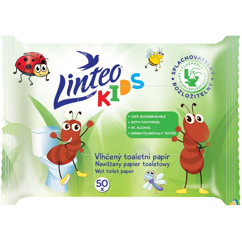 Linteo Kids Wet Toilet Paper влажна тоалетна хартия за деца - За деца - Сравни цени от 1 магазин с безплатна доставка