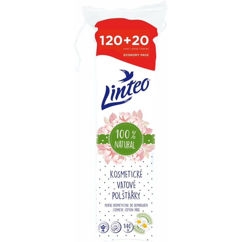 Linteo Natural Cotton Pads памучни подложки