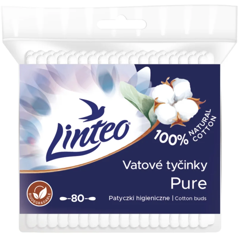 Linteo Natural Cotton Buds клечки за уши в пликче - Грижа за тяло - Сравни цени от 1 магазин с безплатна доставка