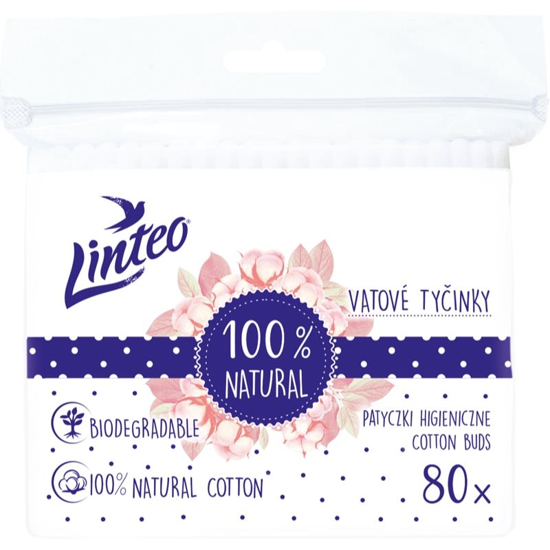 Linteo Natural Cotton Buds клечки за уши в пликче - Грижа за тяло - Сравни цени от 1 магазин с безплатна доставка