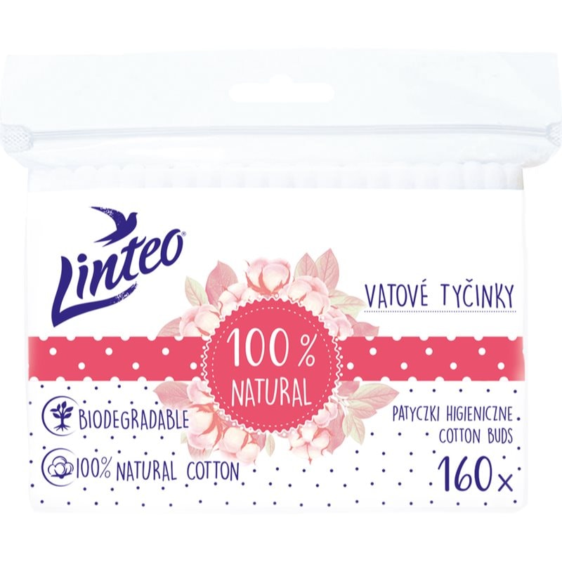 Linteo Natural Cotton Buds клечки за уши в пликче - Грижа за тяло - Сравни цени от 1 магазин с безплатна доставка