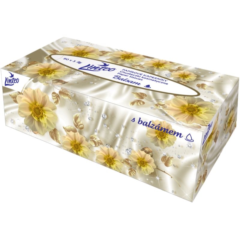 Linteo Linteo Paper Tissues Three-ply Paper, 90 pcs per box хартиени кърпички с балсам - Унисекс парфюм 90мл - Сравни цени от 1 магазин с безплатна доставка
