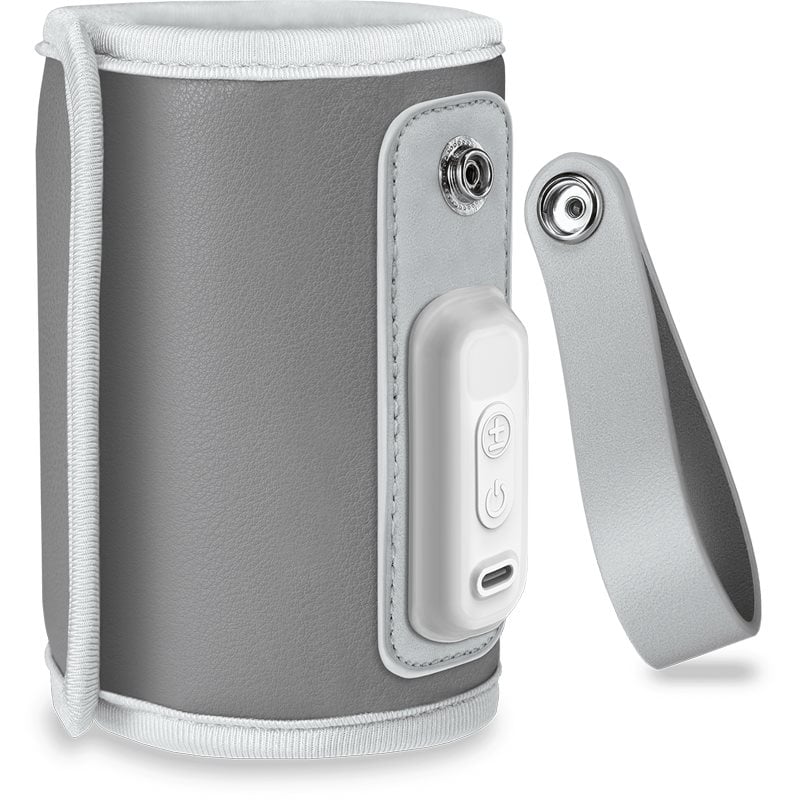 Lionelo Care Thermup Go Нагревател за бебешки бутилки Grey Silver