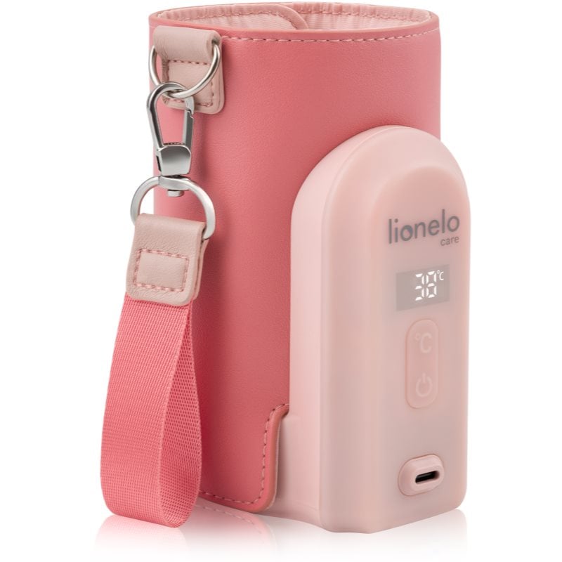 Lionelo Care Thermup Go Evo Нагревател за бебешки бутилки Coral Pink