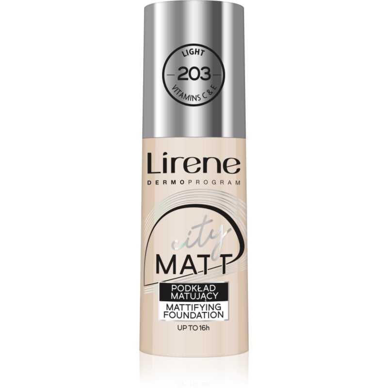 Lirene City Matt матиращ флуид фон дьо тен с изглаждащ ефект