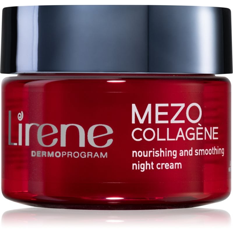 Lirene Mezo Collagène нощен изглаждащ крем с регенериращ ефект