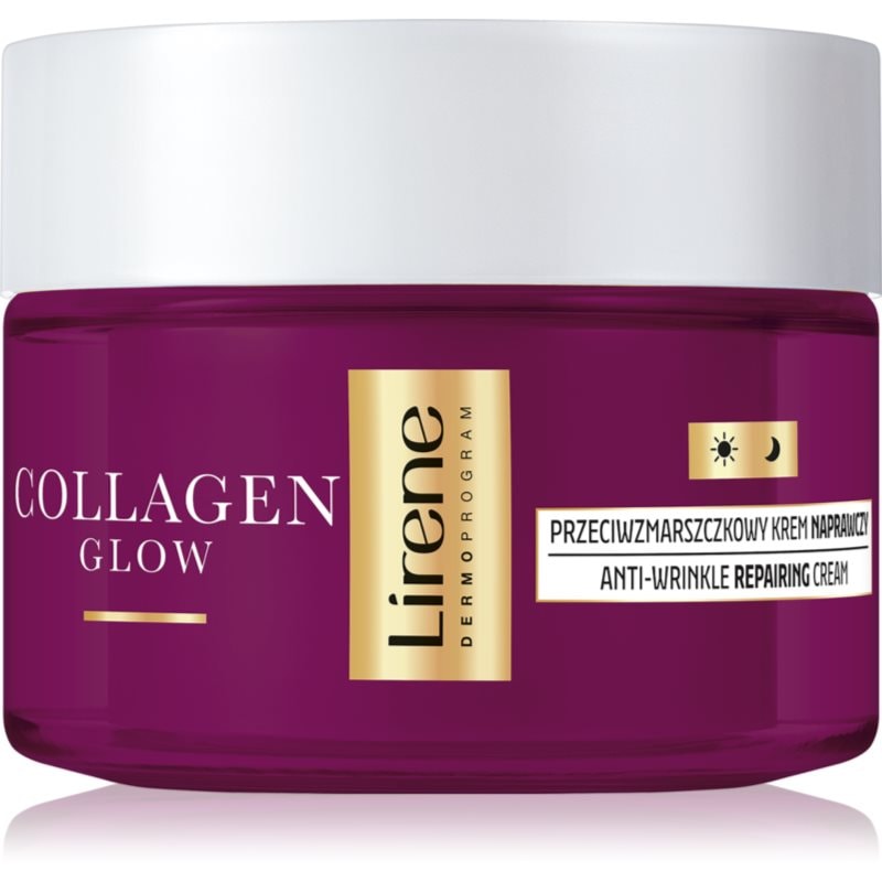 Lirene Lirene Collagen Glow 70+ регенериращ крем против бръчки за подхранване на кожата на лицето и поддържане на естествената хидратация - Унисекс парфюм 50мл - Сравни цени от 1 магазин с безплатна доставка