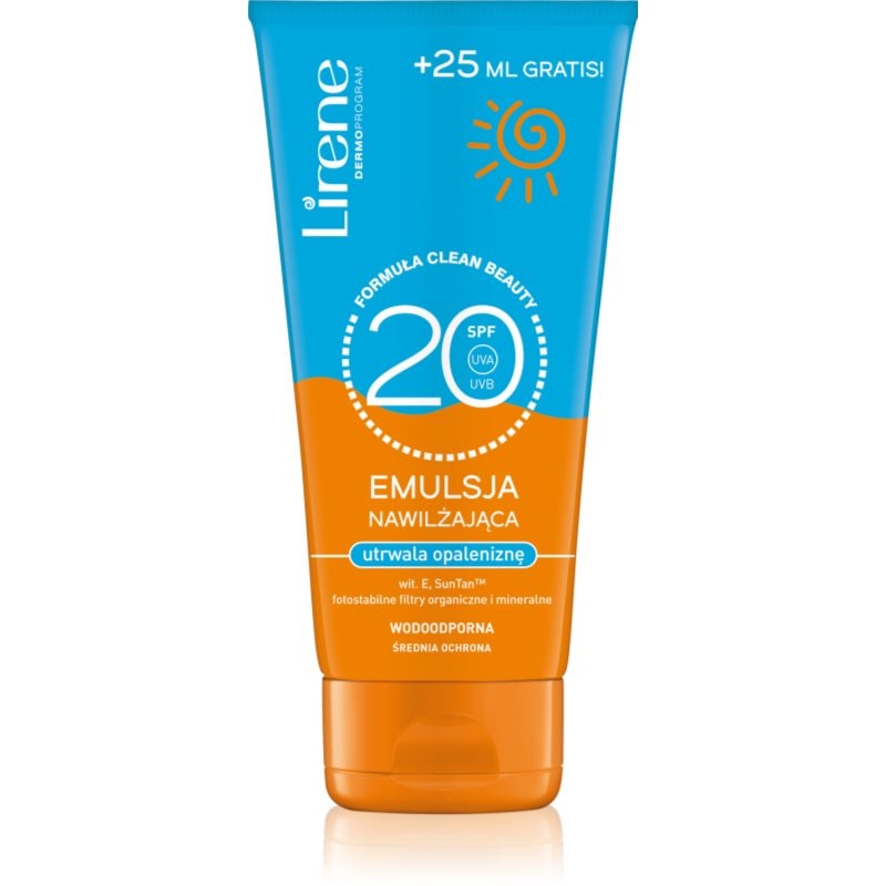 Lirene Sun care хидратиращ защитен крем SPF 20 - Грижа за тяло - Сравни цени от 1 магазин с безплатна доставка