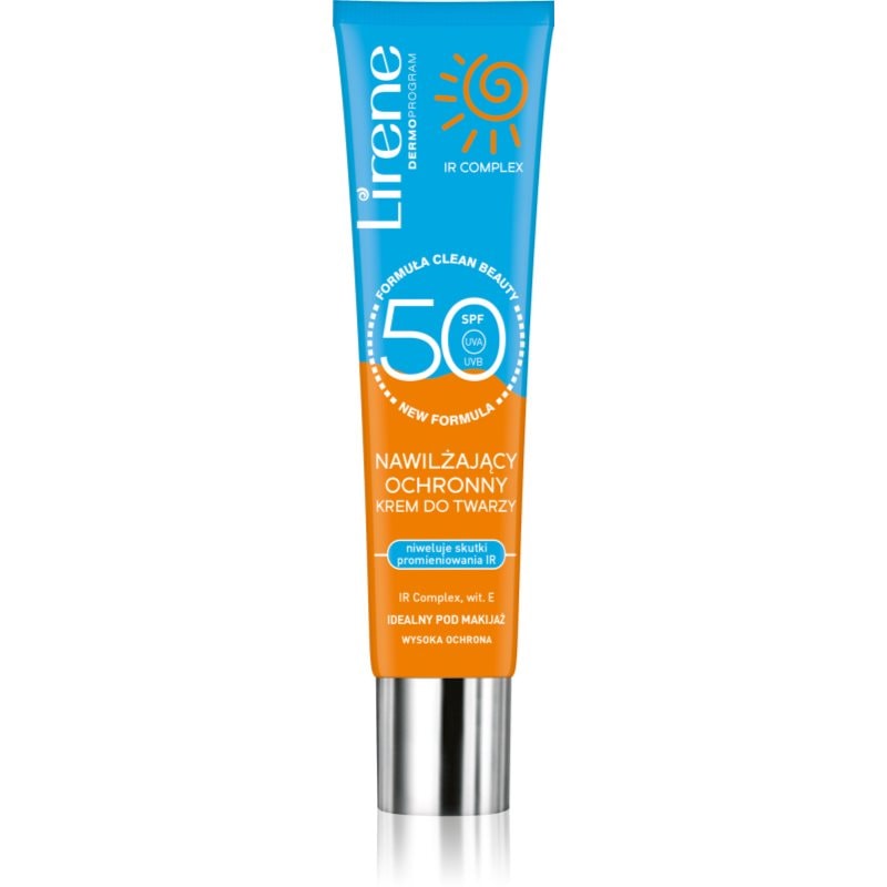 Lirene Sun care дневен хидратиращ и защитен крем за лице SPF 50 - Грижа за тяло - Сравни цени от 1 магазин с безплатна доставка