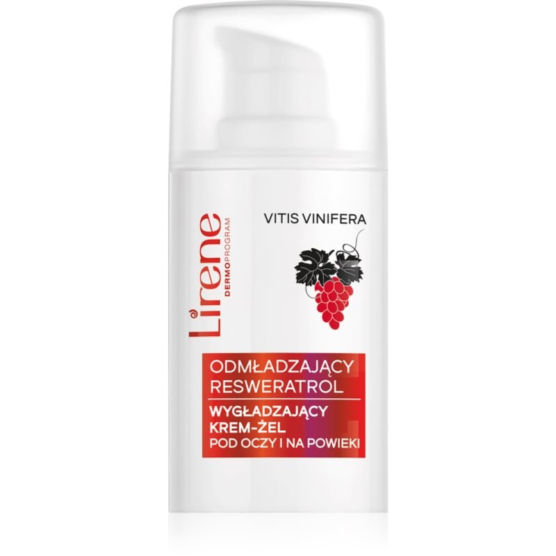 Lirene Rejuvenating Care Resveratrol Smoothing Eye & Eyelid Cream-Gel подмладяващ крем за околоочната зона против отоци и тъмни кръгове - Грижа за лице - Сравни цени от 1 магазин с безплатна доставка