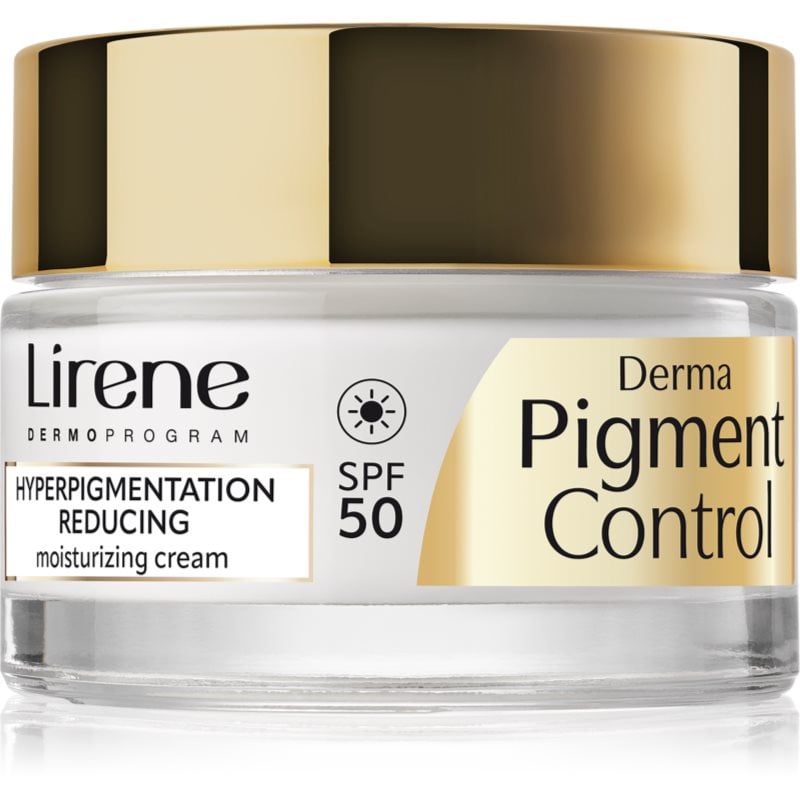 Lirene Derma Pigment Control Cream SPF 50 озаряващ хидратиращ крем против пигментни петна SPF 50