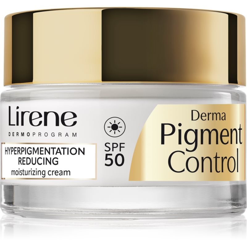 Lirene Derma Pigment Control Cream SPF 50 озаряващ хидратиращ крем против пигментни петна SPF 50 - Грижа за тяло - Сравни цени от 1 магазин с безплатна доставка