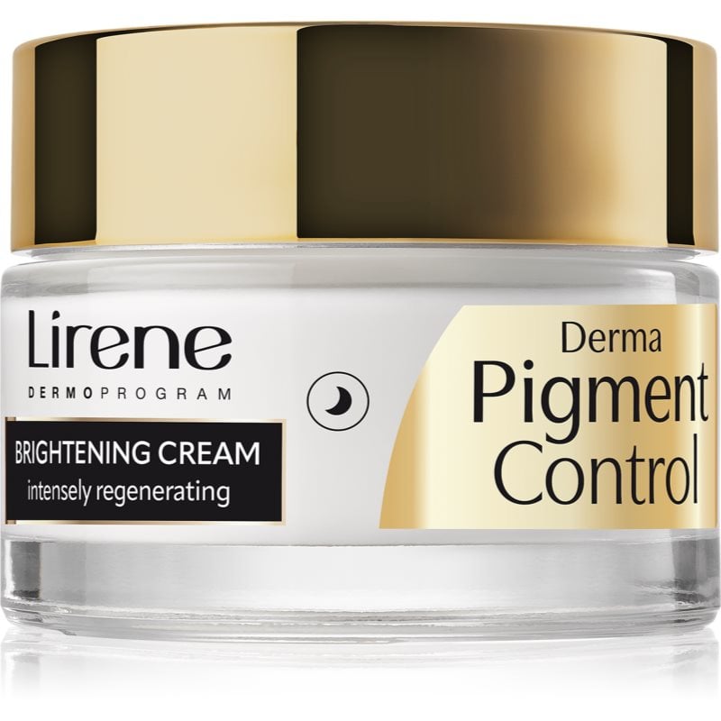Lirene Derma Pigment Control Brightening Night Cream озаряващ нощен крем за кожа с хиперпигментация
