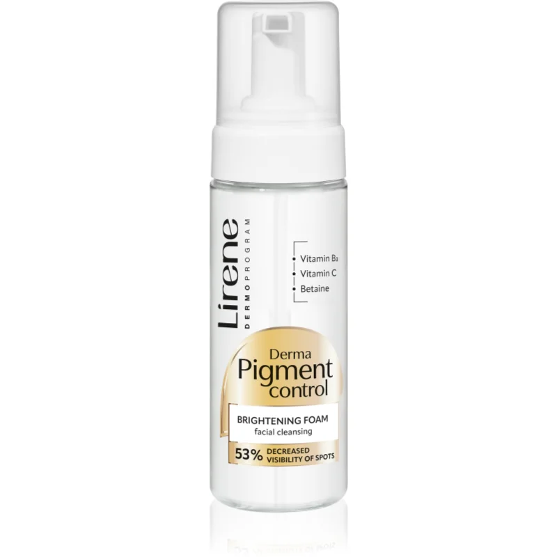 Lirene Derma Pigment Control Brightening Foam озаряваща почистваща пяна за кожа с хиперпигментация - Грижа за лице - Сравни цени от 1 магазин с безплатна доставка