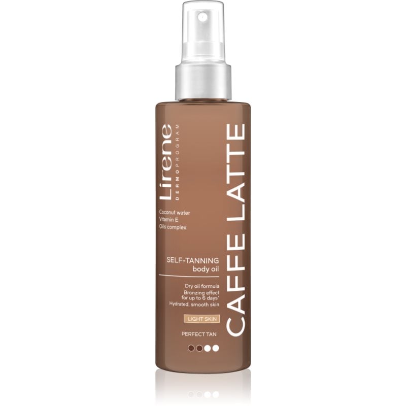 Lirene Perfect Tan автобронзиращо масло за тяло Caffe Latte