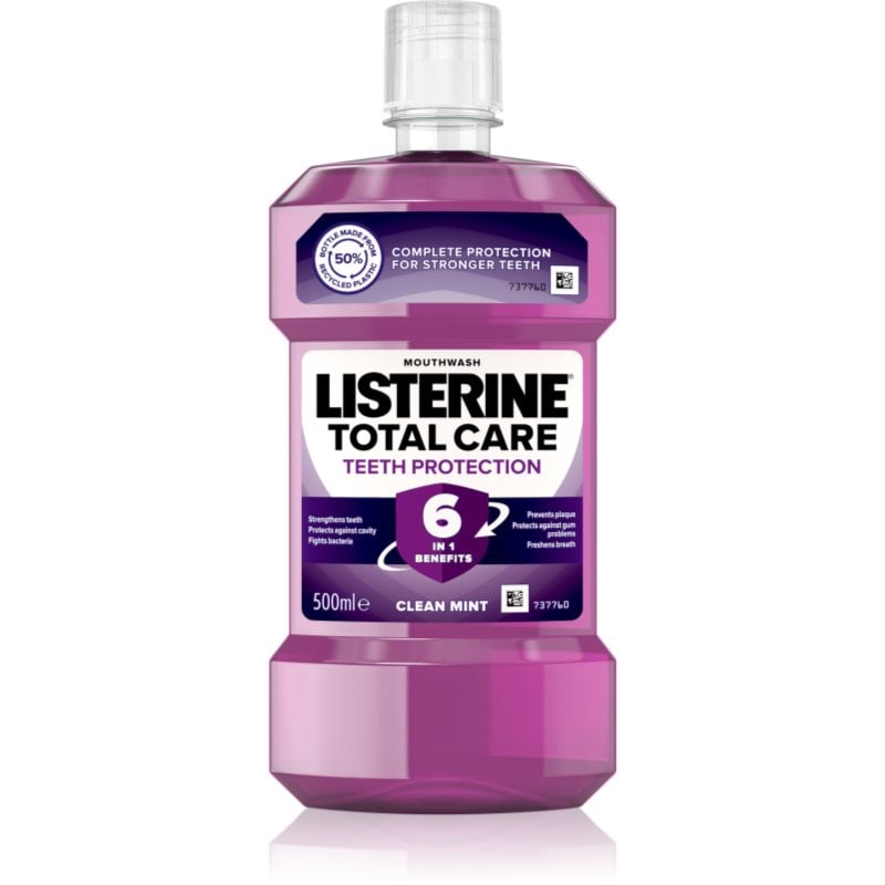 Listerine Total Care Teeth Protection вода за уста за цялостна защита на зъбите 6 в 1