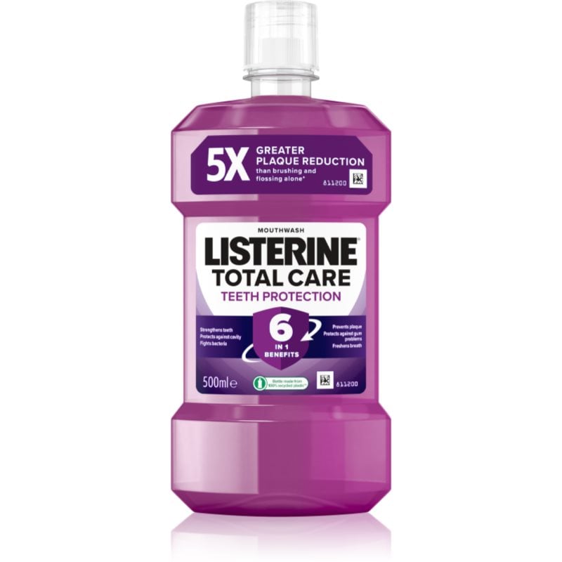 Listerine Total Care Teeth Protection вода за уста за цялостна защита на зъбите 6 в 1