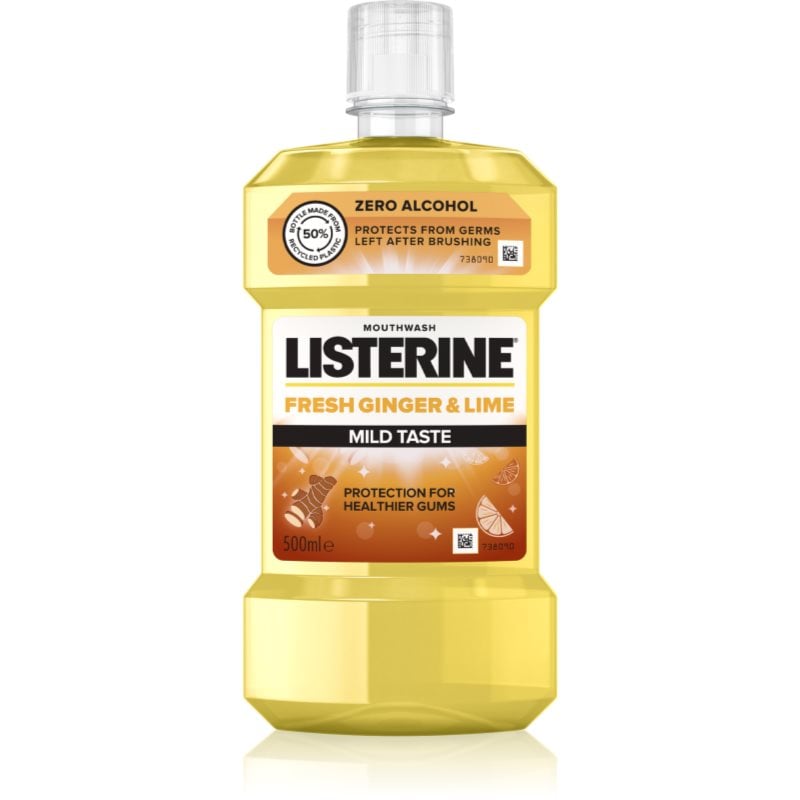 Listerine Fresh Ginger & Lime освежаваща вода за уста