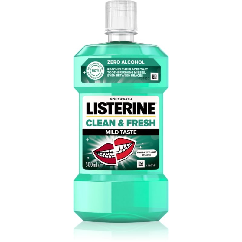 Listerine Listerine Clean & Fresh вода за уста срещу кариес - Унисекс парфюм 500мл - Сравни цени от 1 магазин с безплатна доставка