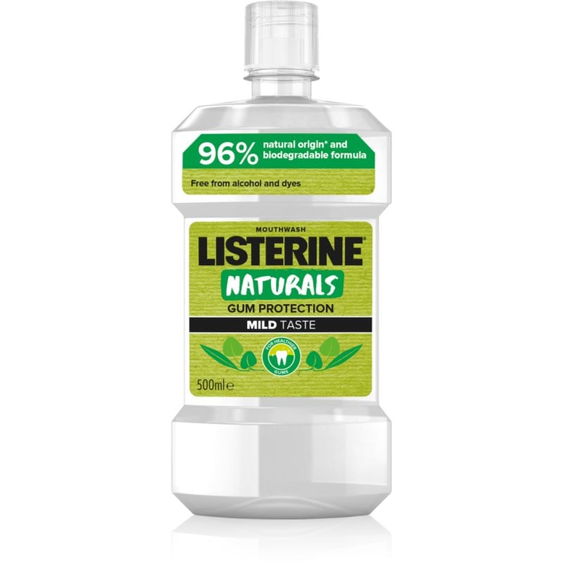 Listerine Naturals Gum Protection вода за уста Mild Mint