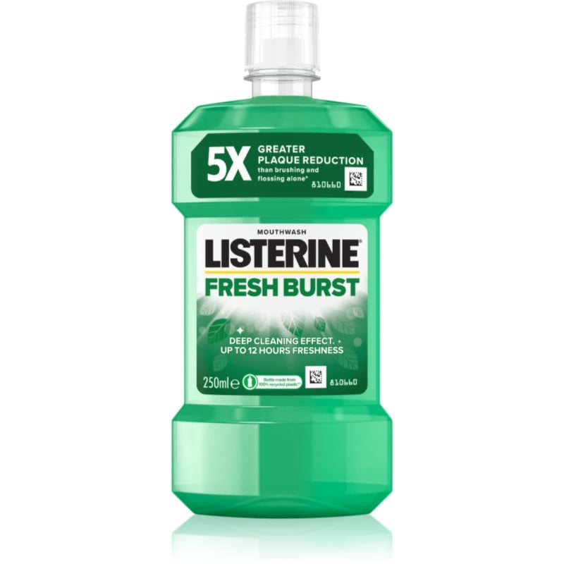 Listerine Fresh Burst вода за уста против зъбна плака
