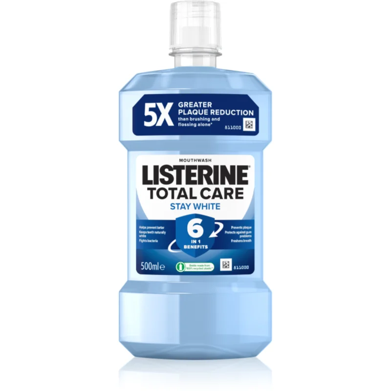 Listerine Stay White вода за уста с избелващ ефект вкус Arctic Mint - Грижа за зъбите - Сравни цени от 1 магазин с безплатна доставка