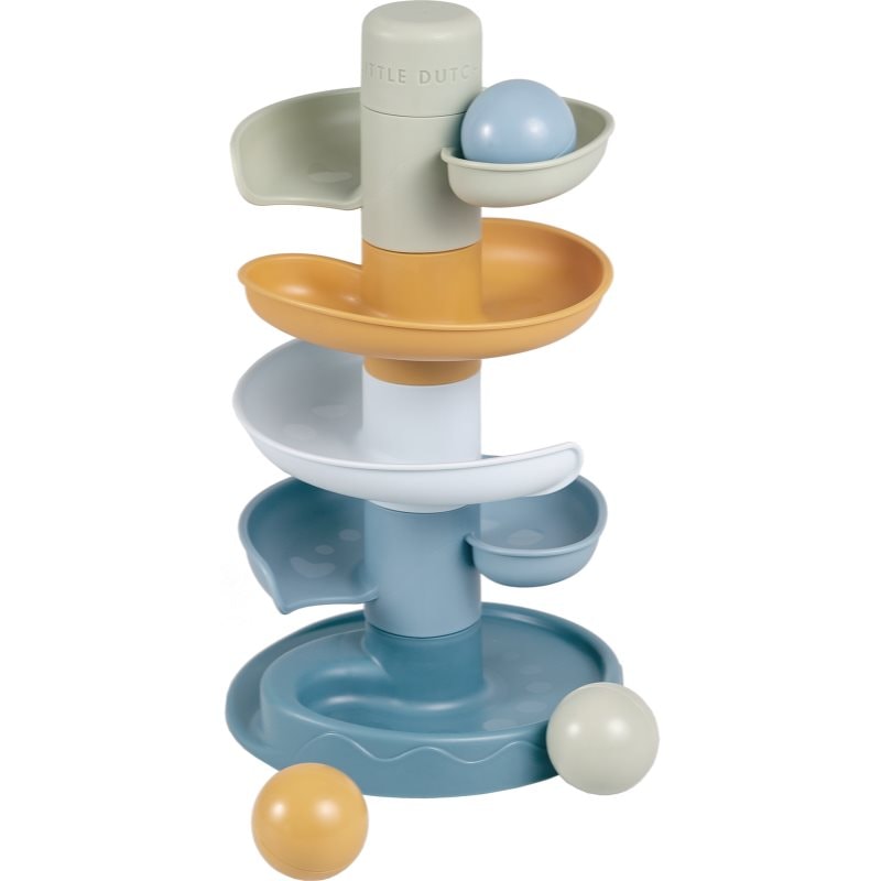 Little Dutch Spiral Tower писта за игра с топчета 10 m+ Blue - За деца - Сравни цени от 1 магазин с безплатна доставка