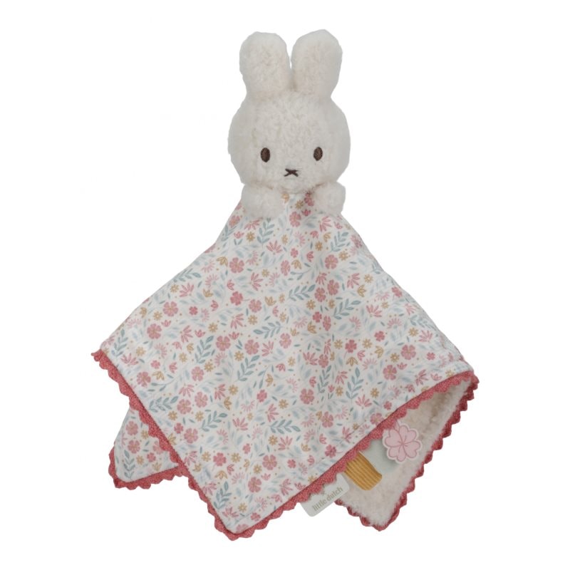 Little Dutch Miffy Fluffy Lucky Blossom Cuddle Cloth играчка за заспиване 0 m+ Pink - За деца - Сравни цени от 1 магазин с безплатна доставка