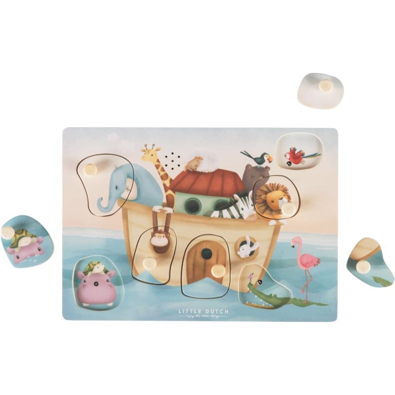 Little Dutch Sound Puzzle Noah’s Ark пъзел с мелодия 12 m+ - За деца - Сравни цени от 1 магазин с безплатна доставка