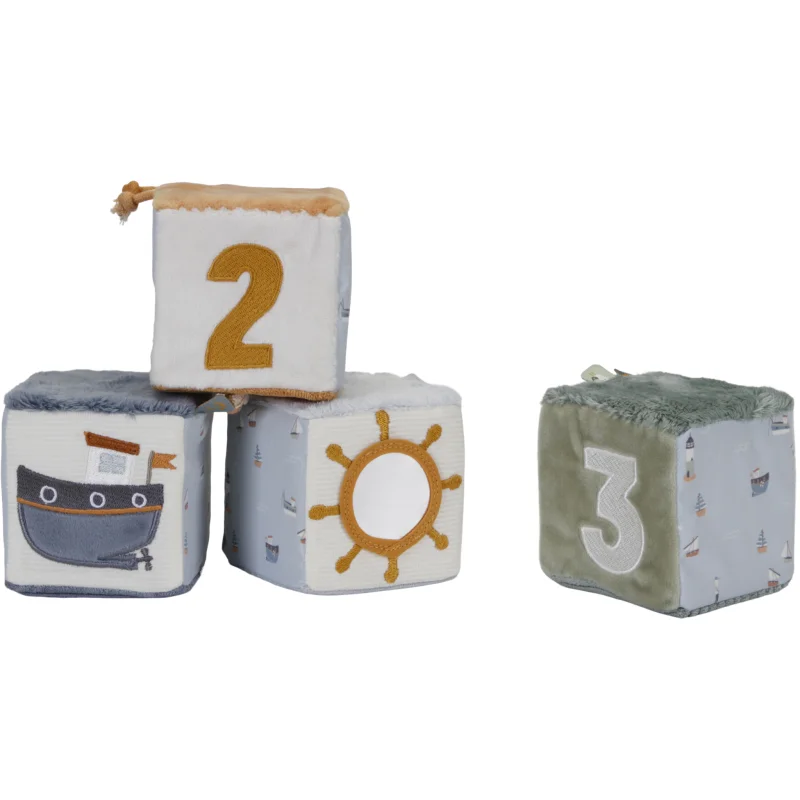 Little Dutch Sailors Bay Set of Soft Cubes плюшени кубчета - За деца - Сравни цени от 1 магазин с безплатна доставка