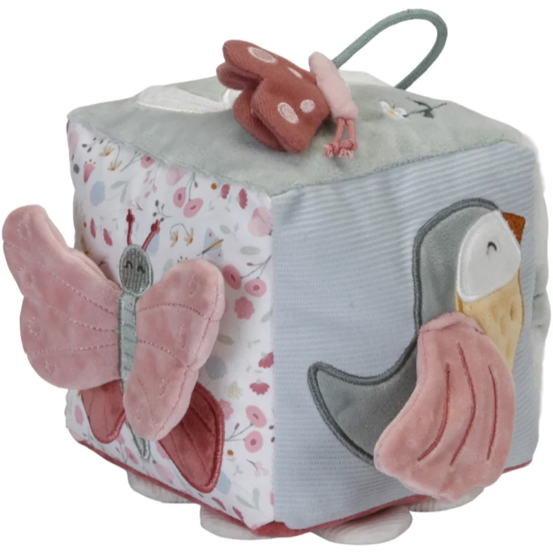 Little Dutch Soft Activity Cube Flowers & Butterflies меки сензорни кубчета за игра - За деца - Сравни цени от 1 магазин с безплатна доставка