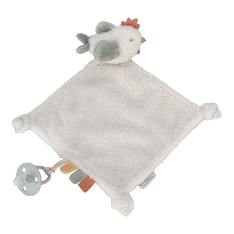 Little Dutch Little Farm Cuddle Cloth Chicken бебешко одеялце с клипс - За деца - Сравни цени от 1 магазин с безплатна доставка