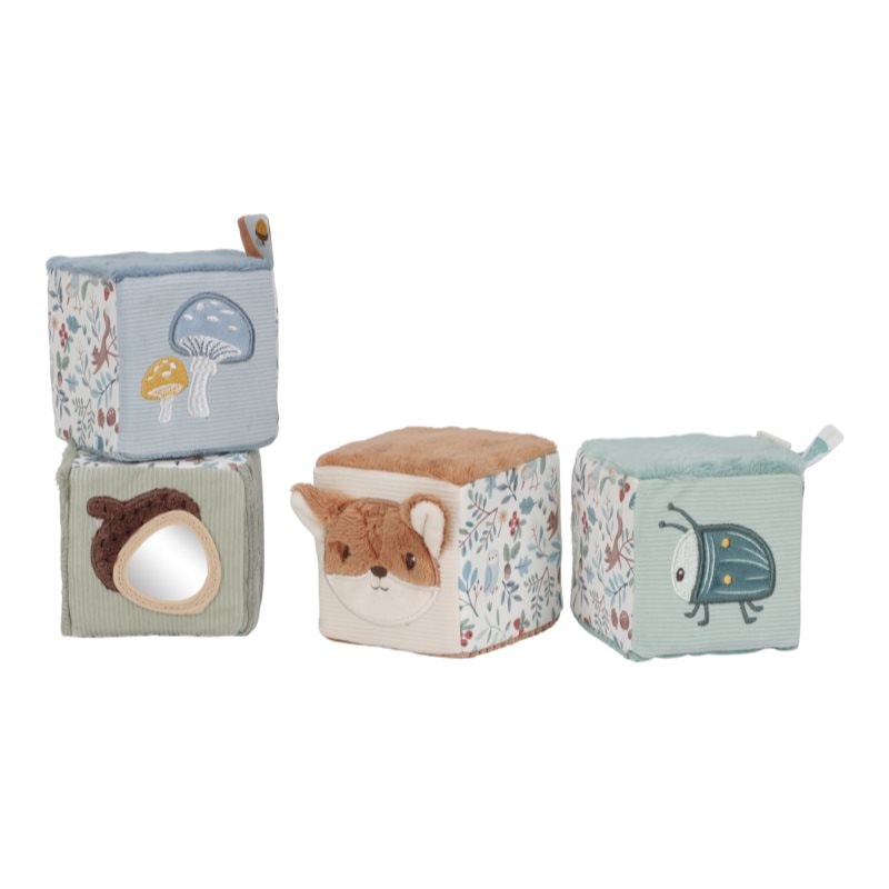 Little Dutch Forest Friends Soft Blocks плюшени кубчета 0 m+ - За деца - Сравни цени от 1 магазин с безплатна доставка