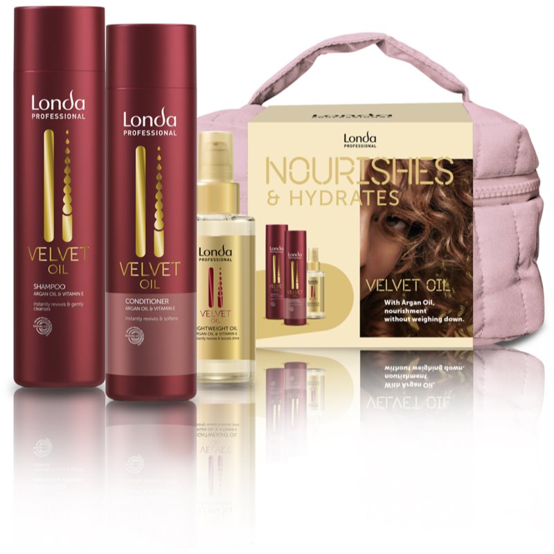 Londa Professional Velvet Oil Set подаръчен комплект за хидратация и блясък - Комплект - Сравни цени от 1 магазин с безплатна доставка