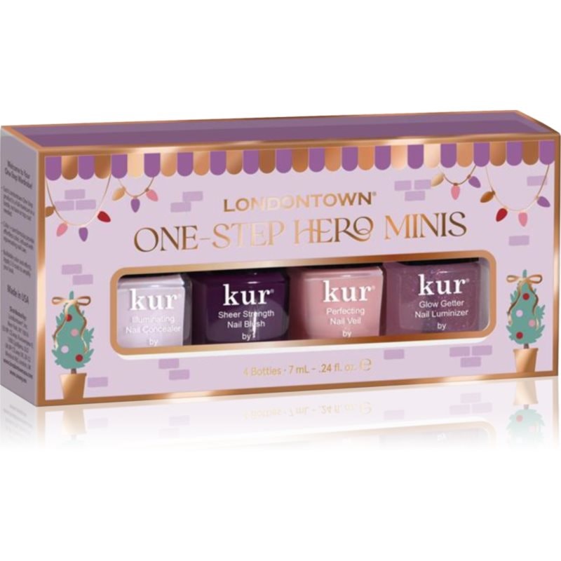 LONDONTOWN Kur One Step Hero Minis комплект лак за нокти мини - Комплект - Сравни цени от 1 магазин с безплатна доставка