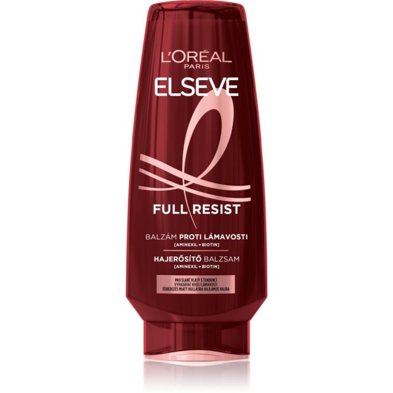 L’Oréal Paris Elseve Full Resist Aminexil подсилващ балсам за тънка коса със склонност към косопад - Грижа за коса - Сравни цени от 1 магазин с безплатна доставка