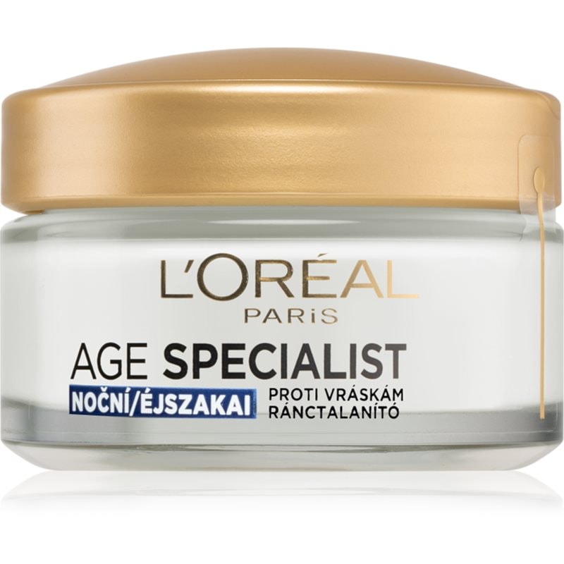 L’Oréal Paris Age Specialist 35+ нощен крем против бръчки - Грижа за лице - Сравни цени от 1 магазин с безплатна доставка