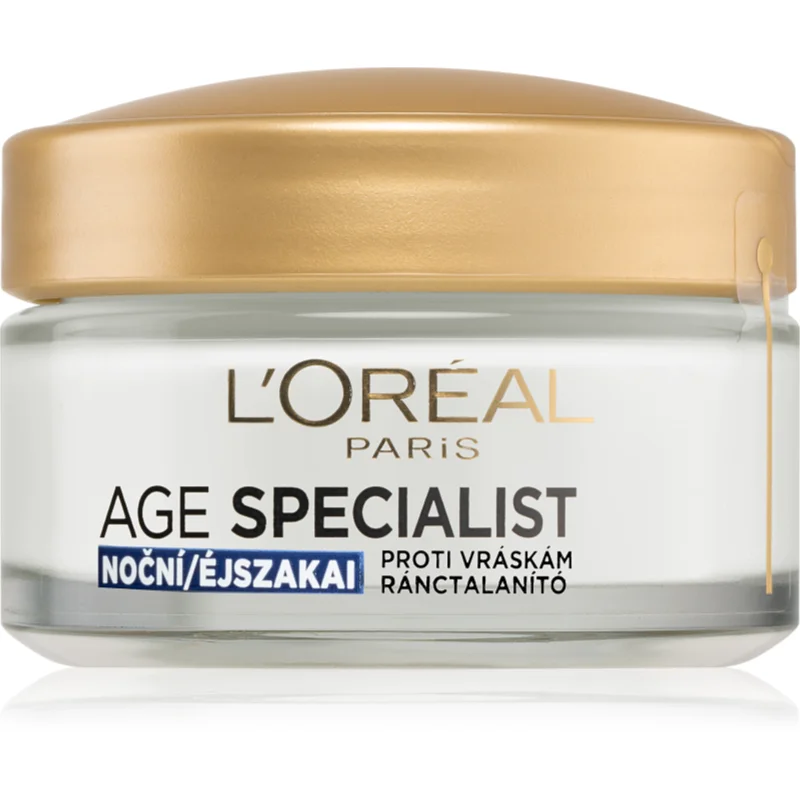 L’Oréal Paris Age Specialist 35+ нощен крем против бръчки - Грижа за лице - Сравни цени от 1 магазин с безплатна доставка