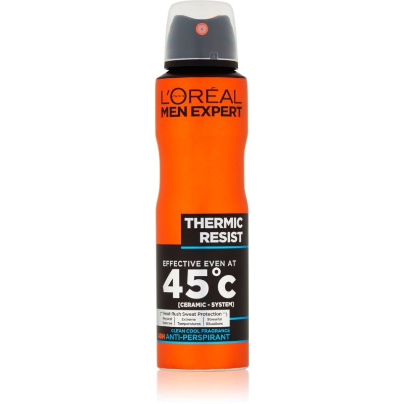 L’Oréal Paris Men Expert Thermic Resist антиперспирант-спрей - Грижа за тяло - Сравни цени от 1 магазин с безплатна доставка