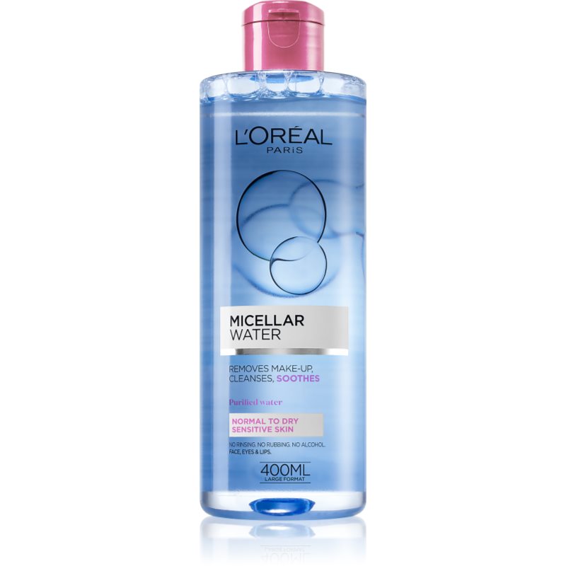 LOreal Paris L’Oréal Paris Micellar Water мицеларна вода за нормална към смесена кожа на лицето - Унисекс парфюм 400мл - Сравни цени от 1 магазин с безплатна доставка