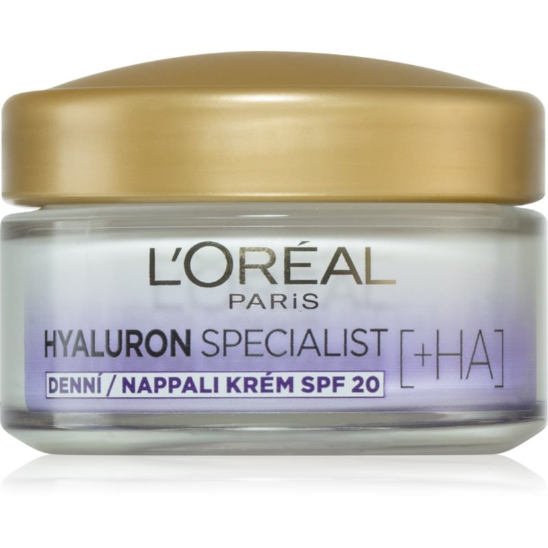 L’Oréal Paris Hyaluron Specialist попълващ овлажняващ крем SPF 20 - Грижа за лице - Сравни цени от 1 магазин с безплатна доставка
