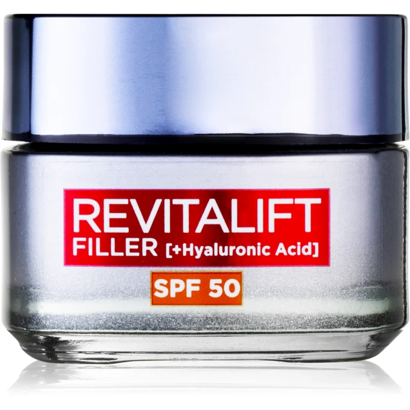 L’Oréal Paris Revitalift Filler дневен крем против стреене на кожата SPF 50
