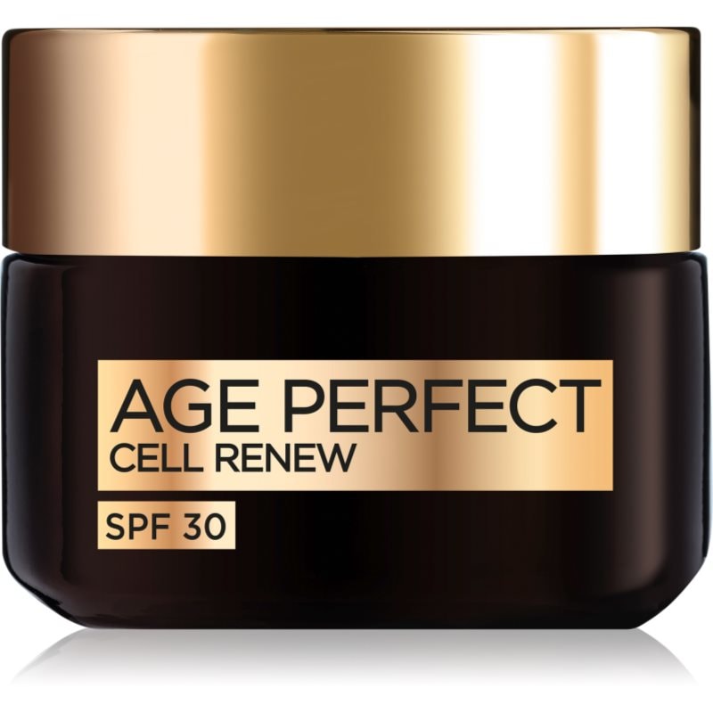 LOreal Paris L’Oréal Paris Age Perfect Cell Renew дневен крем против бръчки SPF 30 - Унисекс парфюм 50мл - Сравни цени от 1 магазин с безплатна доставка