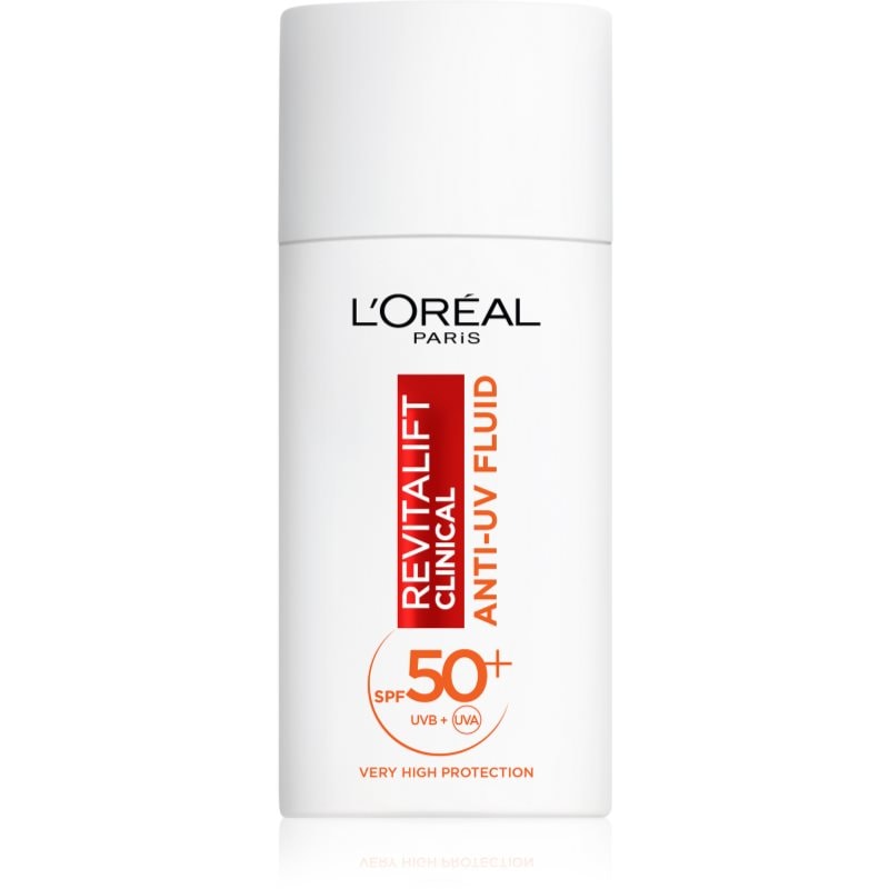 L’Oréal Paris Revitalift Clinical флуид за лице с витамин С SPF 50+ - Грижа за лице - Сравни цени от 1 магазин с безплатна доставка