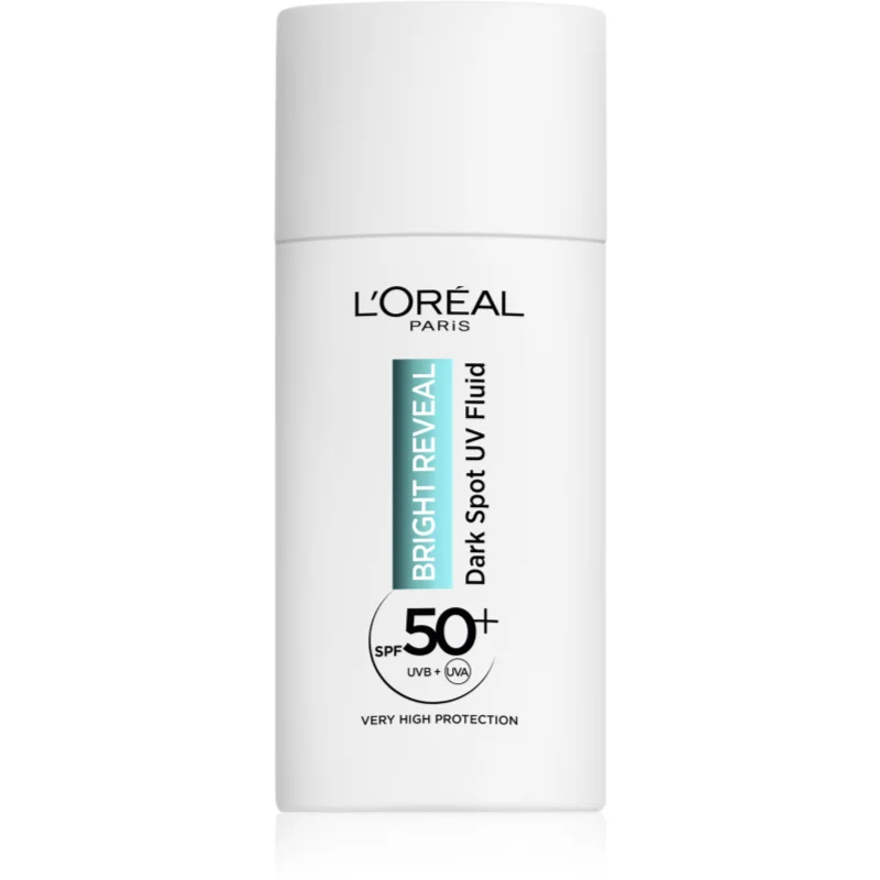 L’Oréal Paris Bright Reveal флуид против пигментни петна SPF 50+ - Грижа за лице - Сравни цени от 1 магазин с безплатна доставка