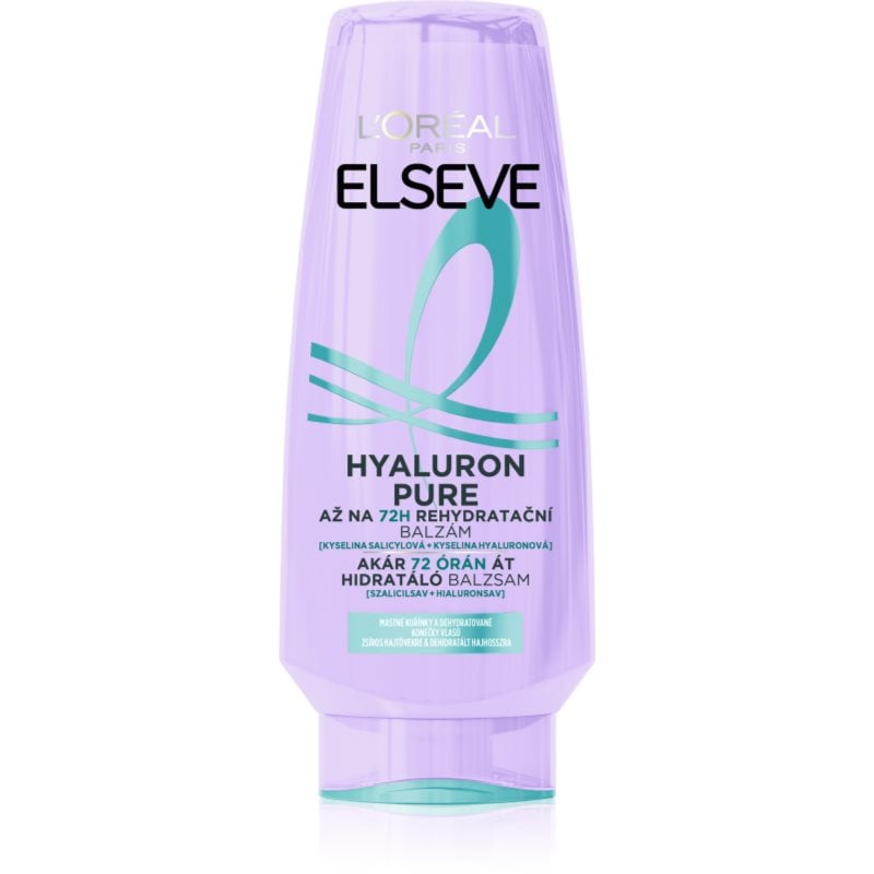 L’Oréal Paris Elseve Hyaluron Pure балсам за коса за мазен скалп и сухи краища
