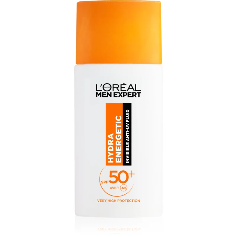 L’Oréal Paris Men Expert Hydra Energetic озаряващ флуид SPF 50+ - Грижа за лице - Сравни цени от 1 магазин с безплатна доставка