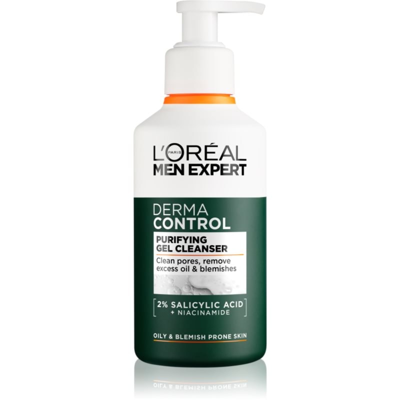 L’Oréal Paris Men Expert Derma Control почистващ гел с ниацинамид - Грижа за лице - Сравни цени от 1 магазин с безплатна доставка