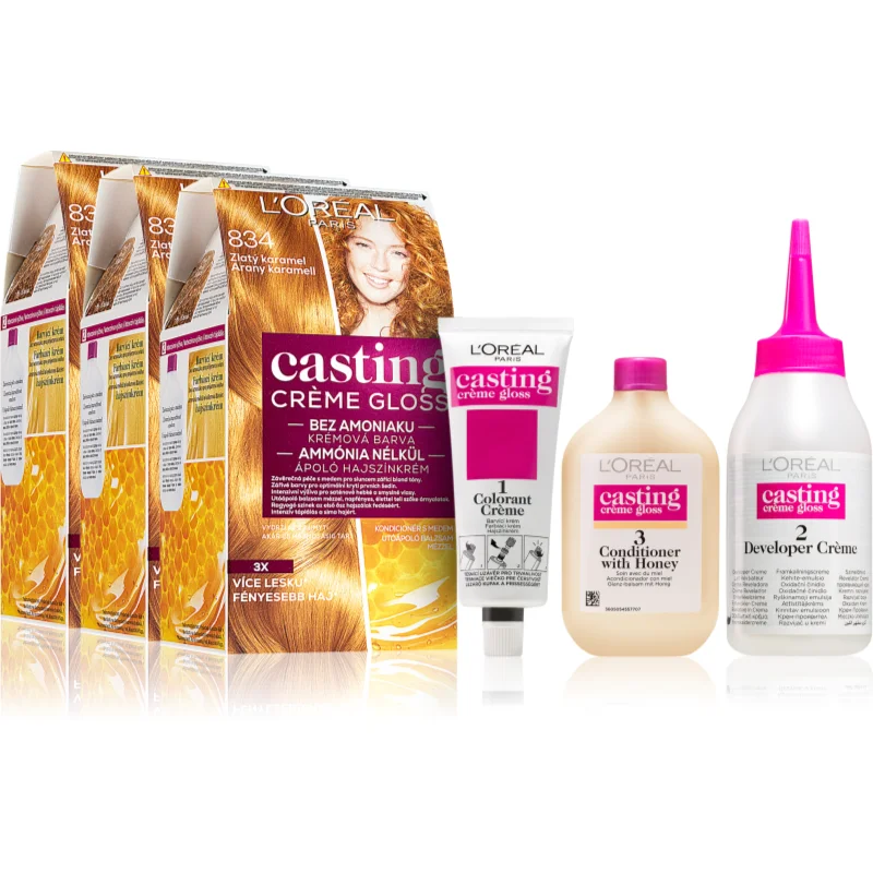 L’Oréal Paris Casting Crème Gloss боя за коса изгодна опаковка - Грижа за коса - Сравни цени от 1 магазин с безплатна доставка