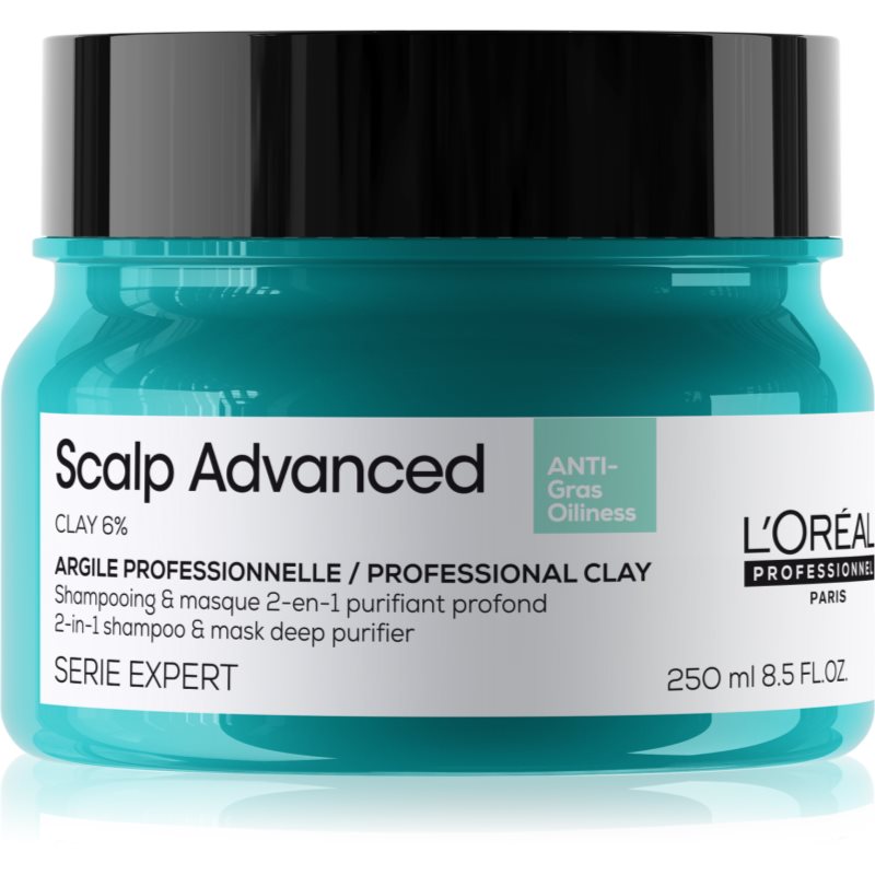 L’Oréal Professionnel L’Oréal Professionnel Serie Expert Scalp Advanced Шампоан и маска 2 в 1 за мазна коса и мазен скалп - Унисекс парфюм 250мл - Сравни цени от 1 магазин с безплатна доставка